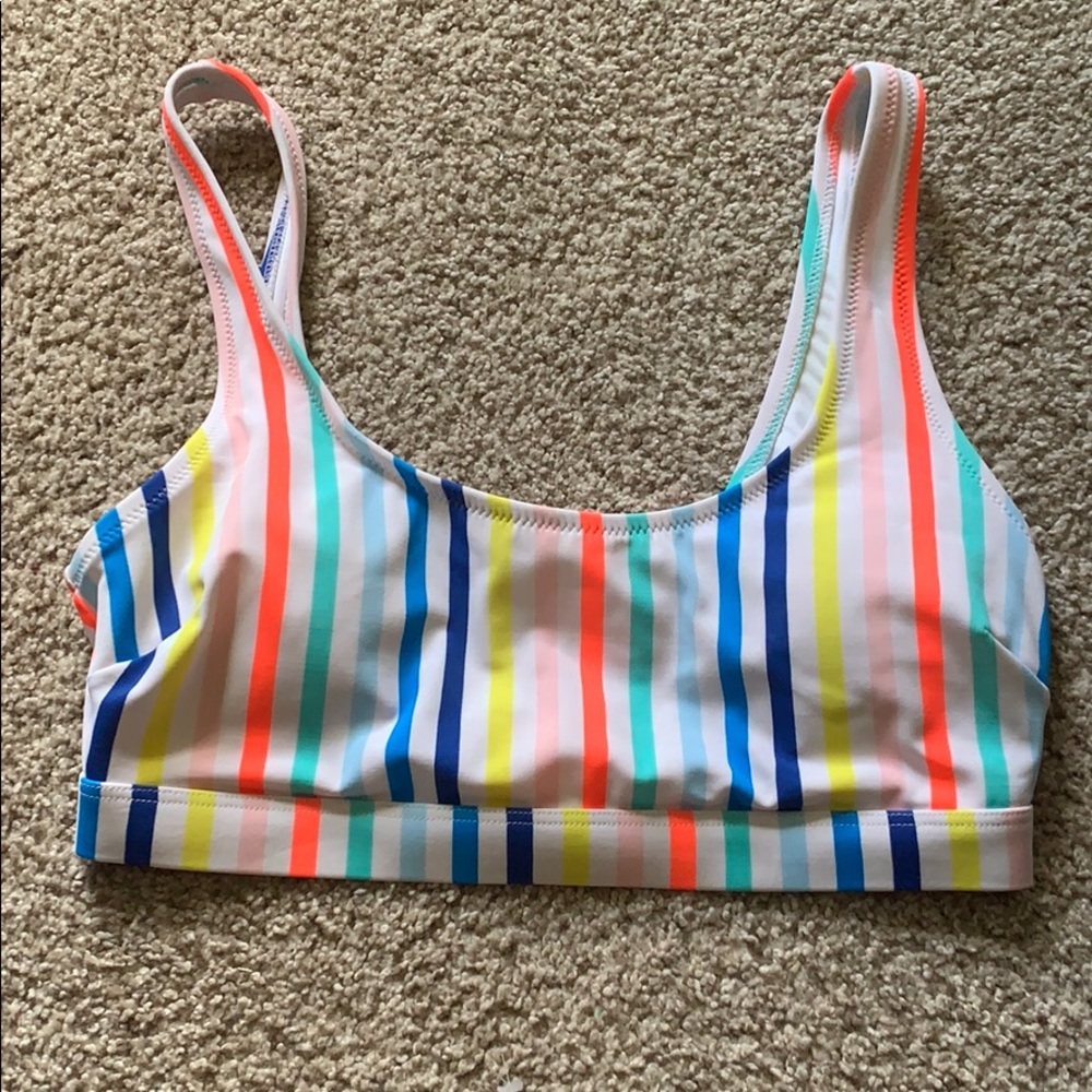 Striped Bikini Top
